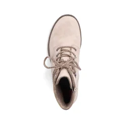 Rieker DameStøvler Med Ledning Lys Beige