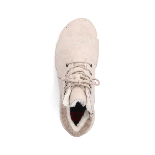 Rieker DameStøvler Med Ledning Lys Beige