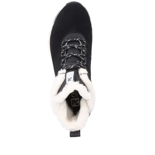 Rieker DameStøvler Med Ledning Deep Black Pearl