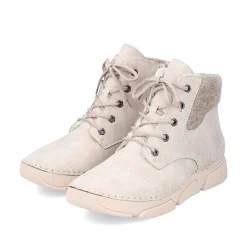 Rieker DameStøvler Med Ledning Lys Beige