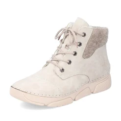 Rieker DameStøvler Med Ledning Lys Beige