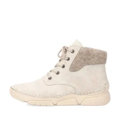 Rieker DameStøvler Med Ledning Lys Beige