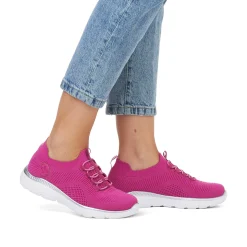 Rieker Dametofler, Blodpink