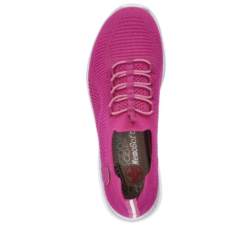 Rieker Dametofler, Blodpink
