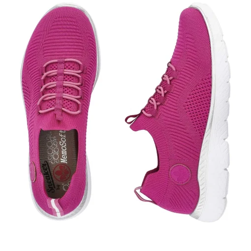 Rieker Dametofler, Blodpink