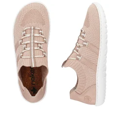 Rieker Dametofler Gammel Pink