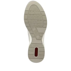 Rieker Dametofler Lys Beige