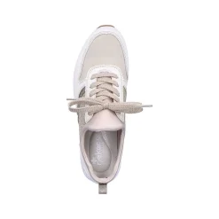 Rieker Dametofler Lys Beige