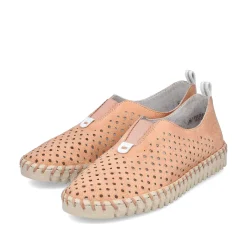Rieker Dametofler Lyse Orange