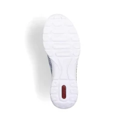 Rieker Dametofler Metallic Bla