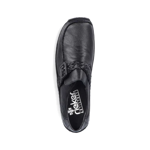 Rieker Dametofler Midnight Black