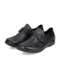 Rieker Dametofler Midnight Black