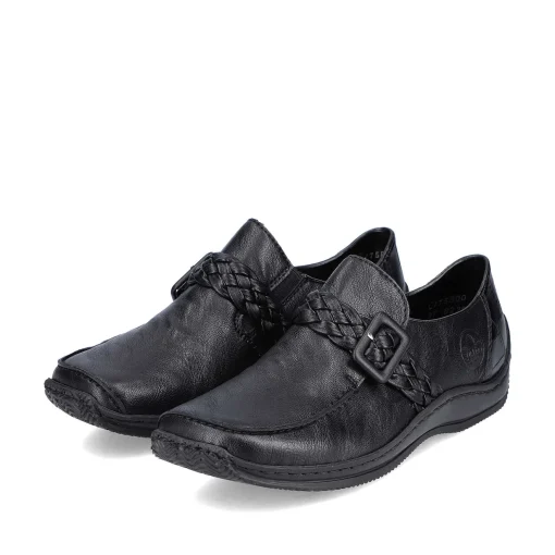 Rieker Dametofler Midnight Black