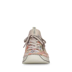 Rieker Dametofler Multi-Beige