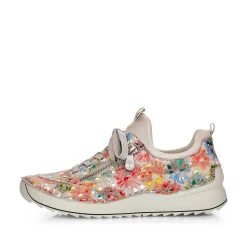 Rieker Dametofler Multi-Beige