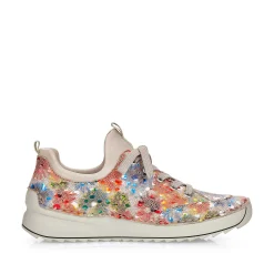 Rieker Dametofler Multi-Beige