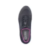 Rieker Dametofler Urban-Sort Flamingo-Pink
