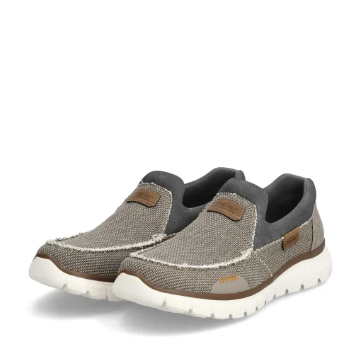 Rieker Herre Hjemmesko Beige-Gra