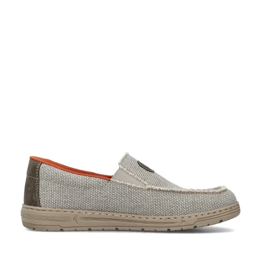 Rieker Herre Hjemmesko Lys Beige-Orange
