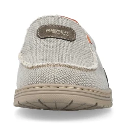 Rieker Herre Hjemmesko Lys Beige-Orange