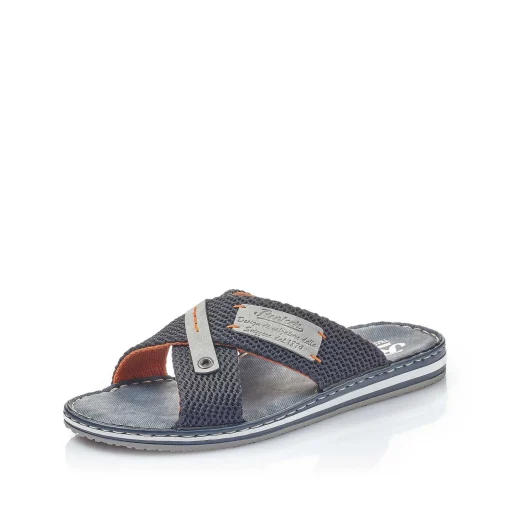Rieker Herre Muldyr Pacific Blue