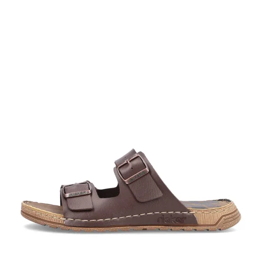 Rieker Herre Mule Espresso Brun