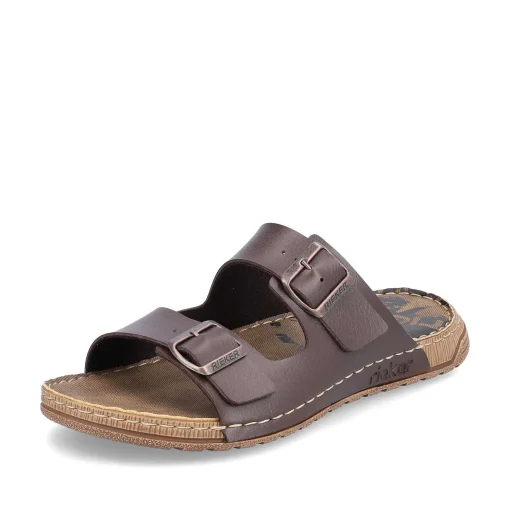 Rieker Herre Mule Espresso Brun