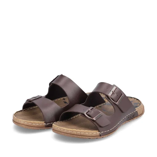 Rieker Herre Mule Espresso Brun