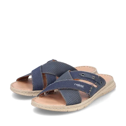 Rieker Herre Mule Marinebla