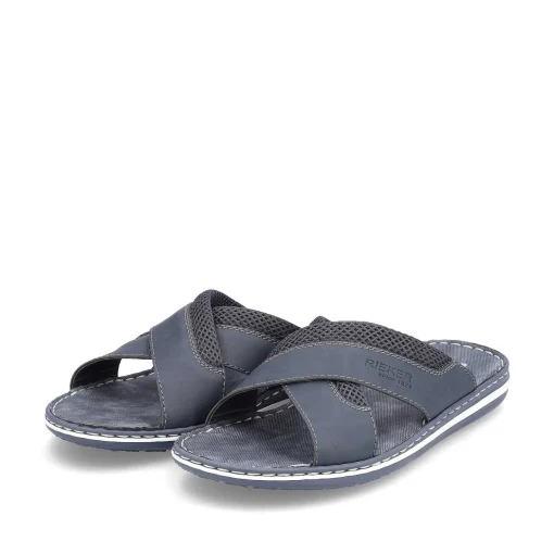 Rieker Herre Mule Marinebla