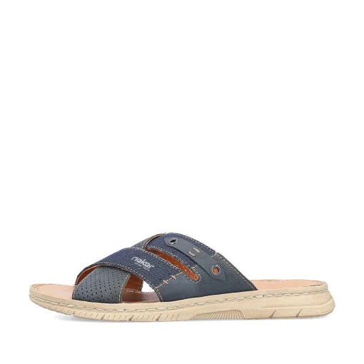 Rieker Herre Mule Marinebla