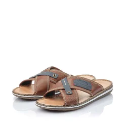 Rieker Herre Mule Nougat Brun