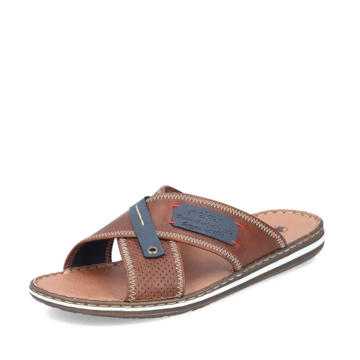 Rieker Herre Mule Nougat Brun