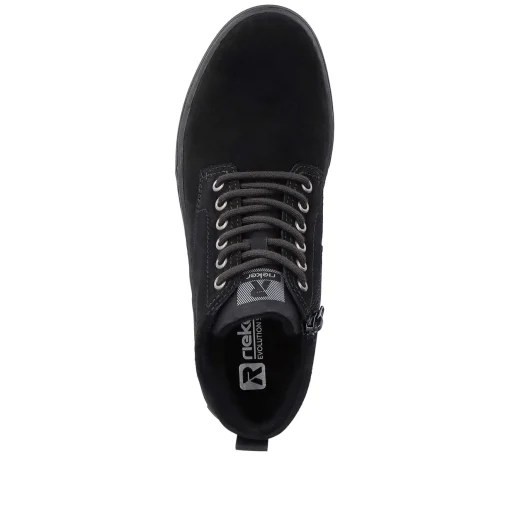 Rieker Herre Sneaker High Steel Sort