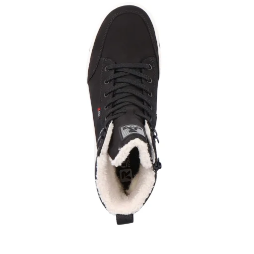 Rieker Herre Sneaker High Steel Sort