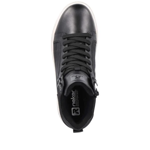 Rieker Herre Sneaker High Steel Sort