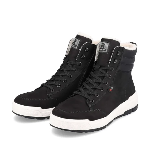 Rieker Herre Sneaker High Steel Sort