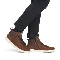 Rieker Herre Sneaker Hoj Trae Brun