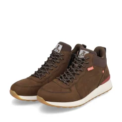 Rieker Herre Sneaker Hoj Trae Brun