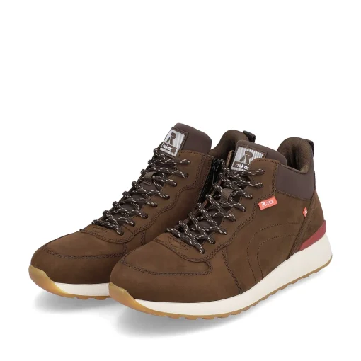 Rieker Herre Sneaker Hoj Trae Brun