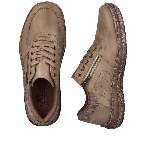 Rieker Herre Snoresko Brun Beige
