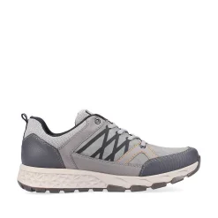 Rieker Herre Snoresko Moon Grey