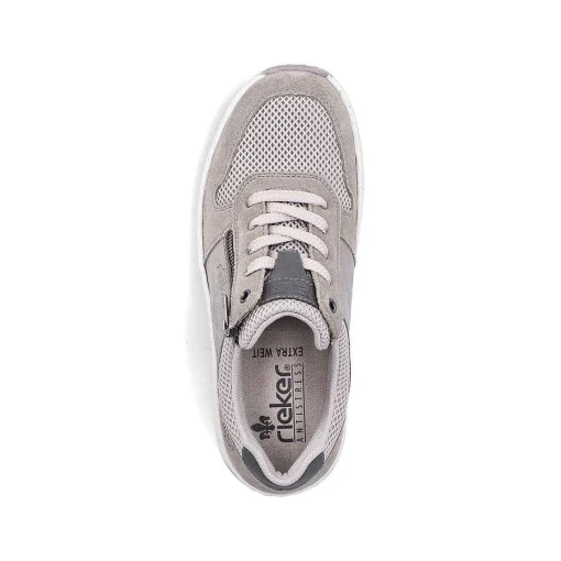 Rieker Herre Snoresko Moon Grey