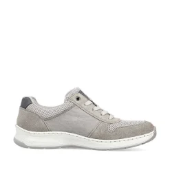 Rieker Herre Snoresko Moon Grey