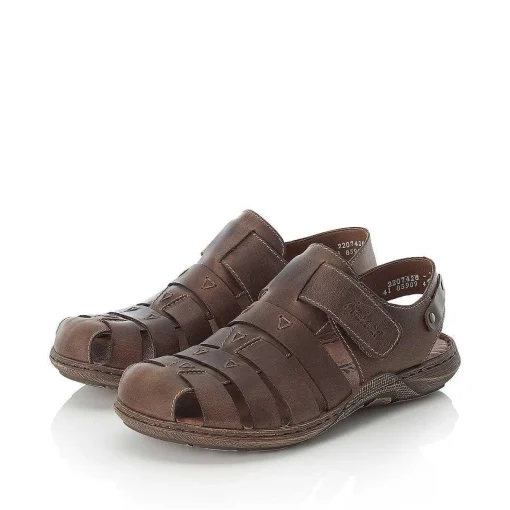 Rieker Herresandaler Espresso Brun