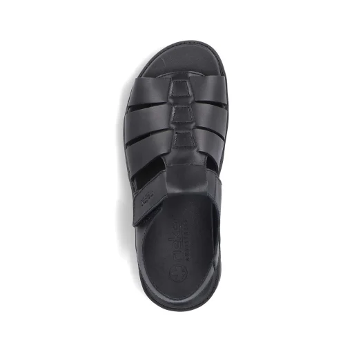 Rieker Herresandaler Midnatssorte