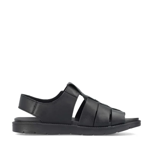Rieker Herresandaler Midnatssorte