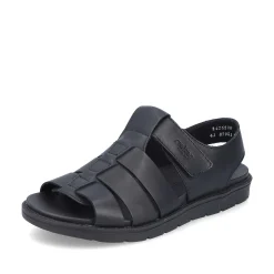 Rieker Herresandaler Midnatssorte