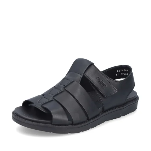 Rieker Herresandaler Midnatssorte