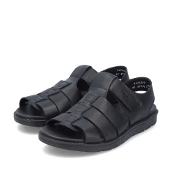 Rieker Herresandaler Midnatssorte